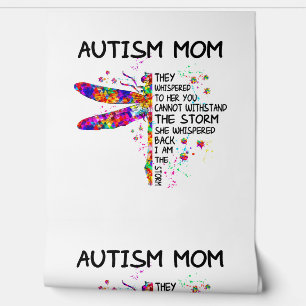 Papier Peint Sensibilisation sur l'autisme, Dragonfly Autism Ma