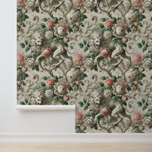 Papier Peint Sentinelle Bloombound - Design Floral Gothique