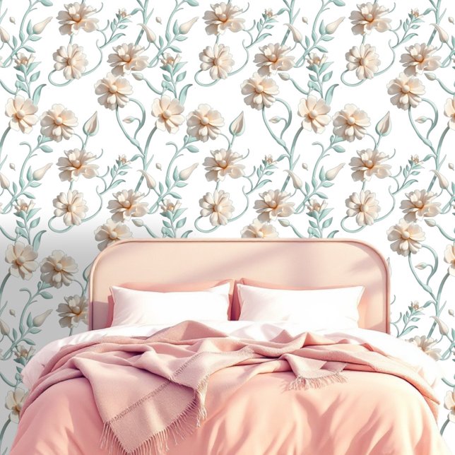 Papier Peint Sérénité florale (Créateur téléchargé)