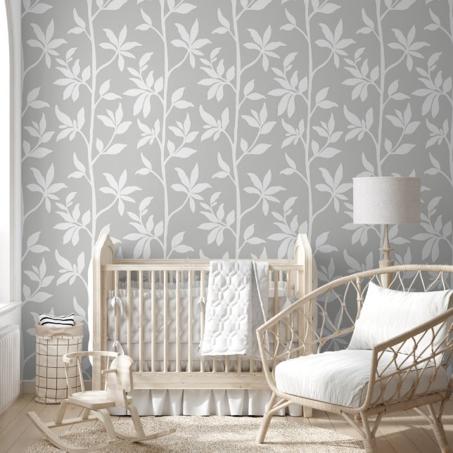 Papier Peint Silhouette de Brise de Forêt L branche feuillue en (Enfants)