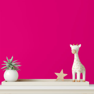 Papier Peint Simple minimaliste élégant Plain Fuchsia rose chic