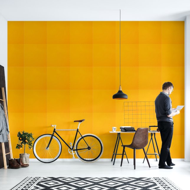 Papier Peint Simple Turmeric Orange (Salon)
