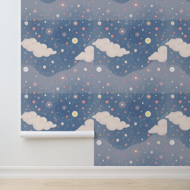 Papier Peint Skis de rêve : Fleur de nuit lunatique (Application)