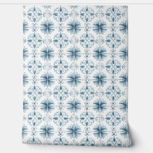 Papier Peint Soft Turquoise Blossom Medley Petite - Turquoise,