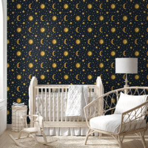 Papier Peint Soleil et Lune