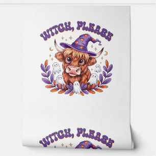 Papier Peint Sorcière S'Il Vous Plaît Highland Vache Halloween