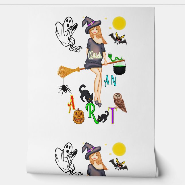 Papier Peint Sorcière Un Art (Déroulement)