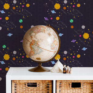 Papier Peint Sous Milkyway Cute Kids Sun System Gallaxy
