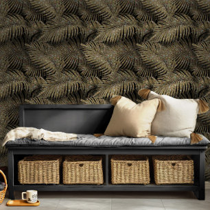 Papier Peint Sparkling Palm Leaves Pattern