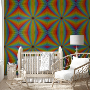 Papier Peint Spectrum Spin – Spirale chromatique radieuse