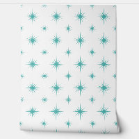 Starburst atomique turquoise Motif du milieu du si