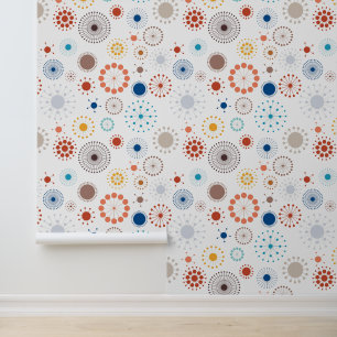 Papier Peint Starburst moderne du milieu du siècle