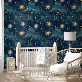 Papier Peint Starry Night Pattern