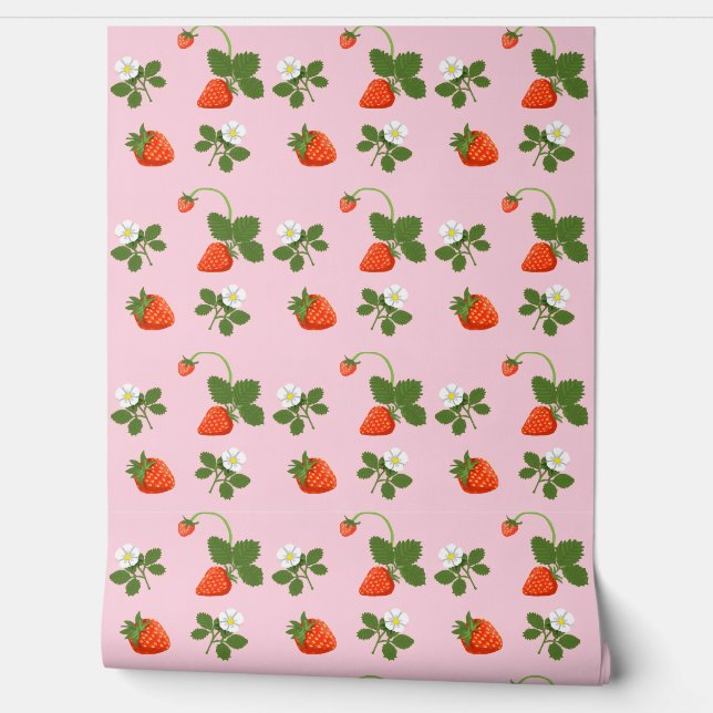 Papier Peint Strawberries (Déroulement)