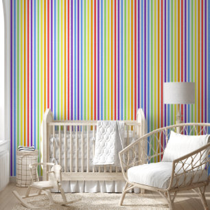 Papier Peint [Stripes Classiques] Stripes De Bonbons Rétro Arc-