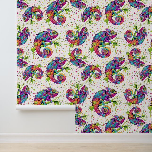 Papier Peint Style d'aquarelle des teintures Chameleon (Application)