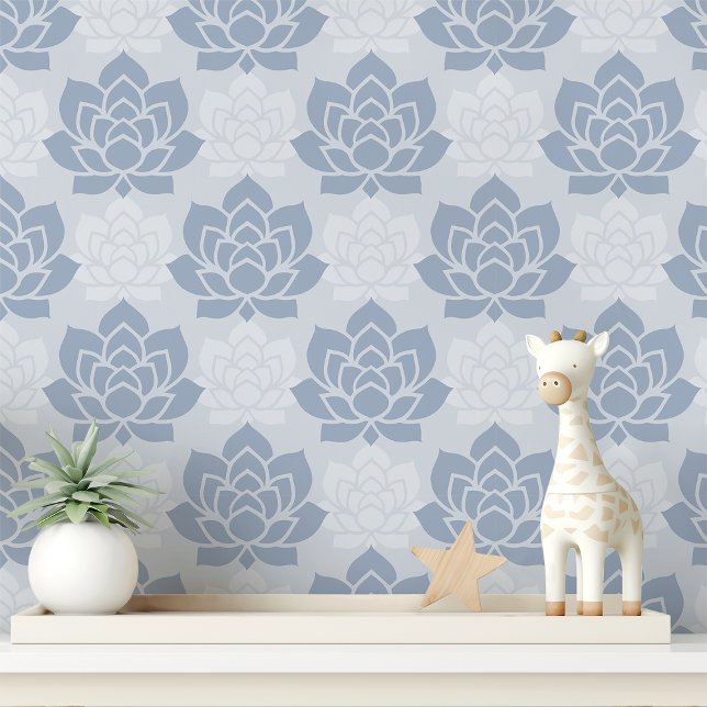Papier Peint Succulente Bleue Sophistiquée (Créateur téléchargé)