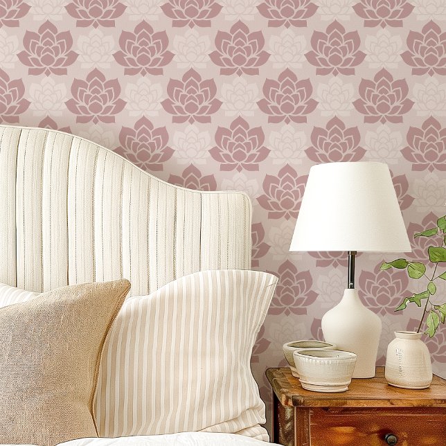 Papier Peint Succulente Sophistiquée Mauve (Créateur téléchargé)