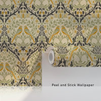 Sunlit Birds Fond d'écran Art Nouveau