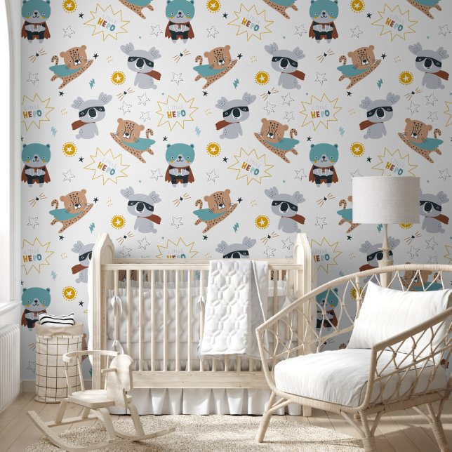 Papier Peint Super héros animal (Enfants)