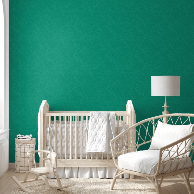 Papier Peint Surface texturée sarcelle avec un motif subtil tou (Enfants)