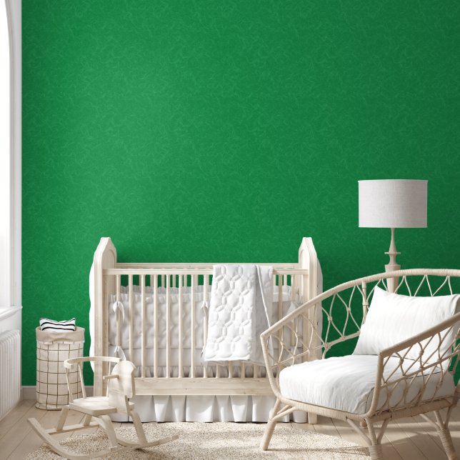 Papier Peint Surface verte texturée avec un motif tourbillonnan (Enfants)