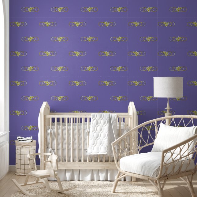 Papier Peint Symbole - double Infini - Frangipani 1 (Enfants)