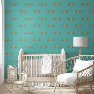 Papier Peint Symbole - double infini - Rose