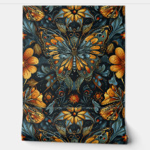 Tapisserie de vol psychédélique Botanique