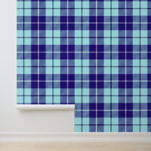 Tartan bleu clair