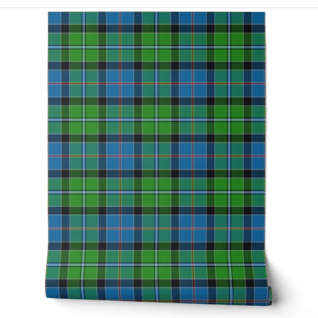 Papier Peint Tartan écossais de Stirling Clan (Déroulement)