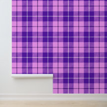 Tartan Rose Et Violet