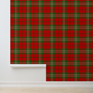 Papier Peint Tartan rouge Clan Scott