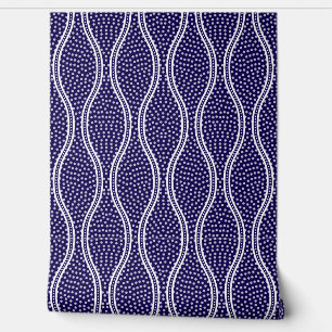 Papier Peint Tatewaku bleu foncé même Komon