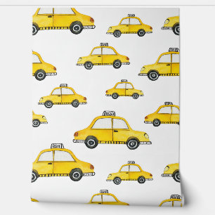 Papier Peint Taxi jaune