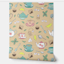 Tea Cups et Teapots Anglais Tea Shop Decor