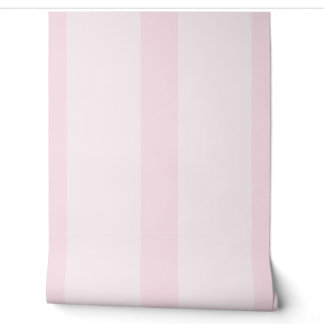 Papier Peint Teintes Rose Clair Pastel en Rayures
