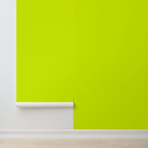 Papier Peint Tendance Neon Chartreuse couleur solide Élégant