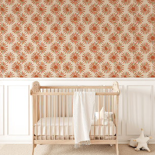 Papier Peint Terracotta Sunburst Boho