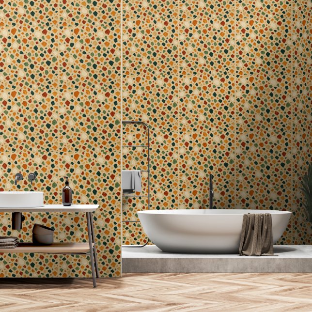 Papier Peint Terrazzo Motif Arrière - plan (Salle de bain)