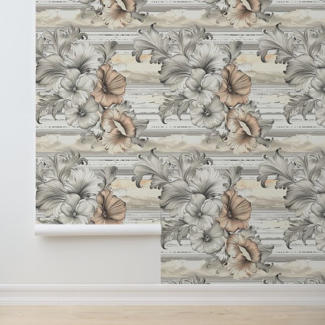 Papier Peint Terre couleur fleur romantique fleur floraison hor (Application)