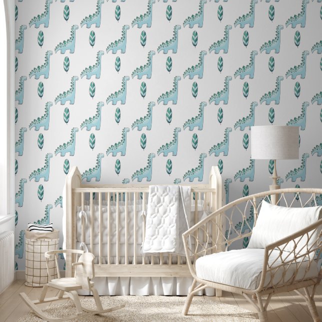 Papier Peint The Peaceful Dinosaur Companion (Enfants)