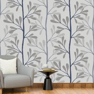 Papier Peint Tiges de jardin Zen XL 3 botanique minimaliste