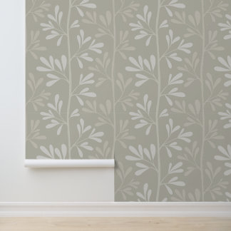 Papier Peint Tiges de jardin Zen XL 5 botanique minimaliste
