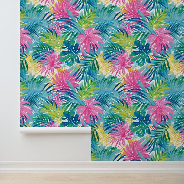 Papier Peint Toile Palm Breeze (Application)