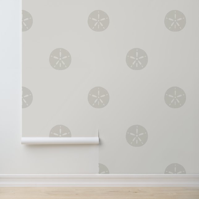Papier Peint Ton sur ton monochrome côtier Dollar de sable (Application)