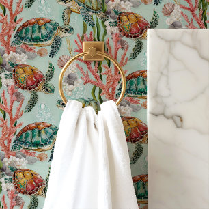 Papier Peint Tortues de mer et récif corallien