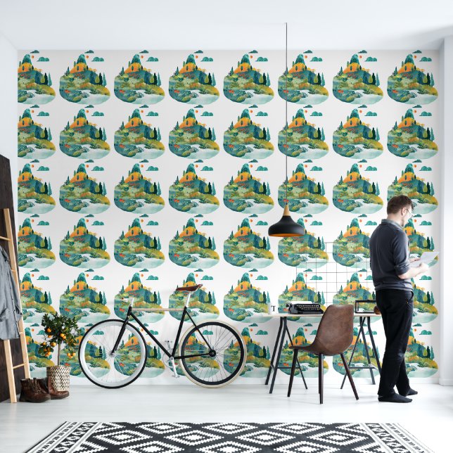 PAPIER PEINT TRAITEMENTS DES MURS (Salon)