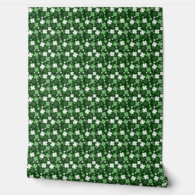 Papier Peint Trèfles de la Saint-Patrick (Déroulement)