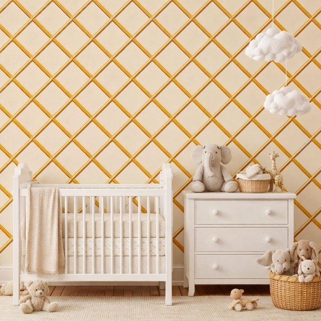 Papier Peint Treillis Jaune (Créateur téléchargé)